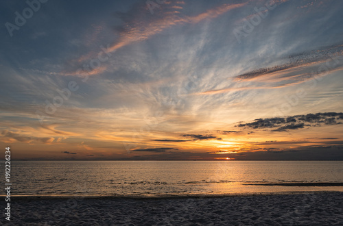 Glowing SUnset Light across Lake
