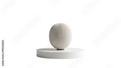 white egg isolated on white
