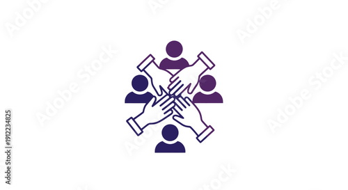 Teamwork and Collaboration Concept with Handshakes.