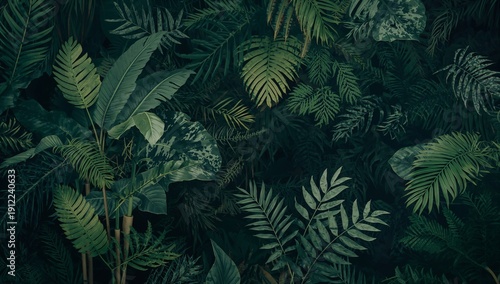 Leafy Plants Cover Ground in a Dense Forest During Daytime in a Tropical Region
