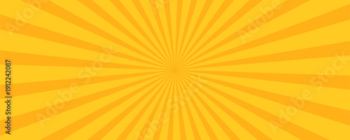 orange and yellow sunburst rays template background vector wallpaper for banners,website.