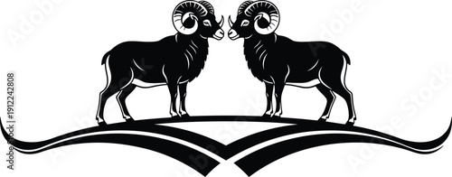 Breathtaking sunset over a calm mountain lake with vibrant orange sky reflecting on water surface, peaceful nature landscape background for travel and outdoor adventure.