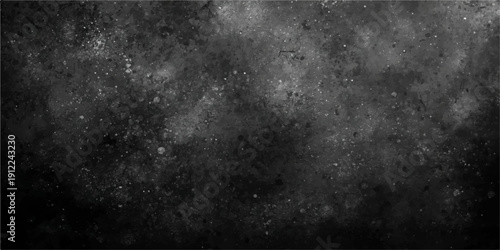 A dark grunge background with black and white smoke clouds creates a weathered stone wall texture featuring dramatic light and fog patterns on an old gray surface