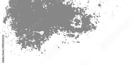 An abstract grunge background featuring black ink splats and liquid paint splashes within a dark textured frame design for artistic splatter paper decoration