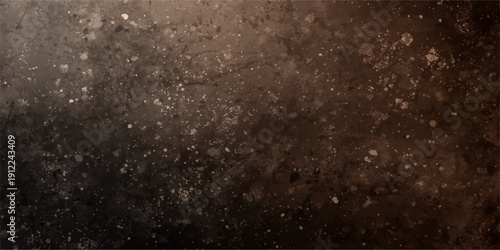 An abstract texture of blue rain drops on a dark window reflects a starry night sky with a shimmering galaxy and cosmic dust