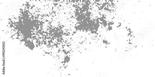 A dark vintage vector design featuring a black ink splat pattern with a dirty paint splash texture and an abstract grunge splatter border on a stained paper element