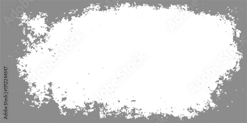 Abstract vintage grunge frame design featuring a black ink splatter texture and floral silhouette border on dirty paper illustration vector art wallpaper