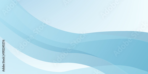 Blue abstract wave background presentation template