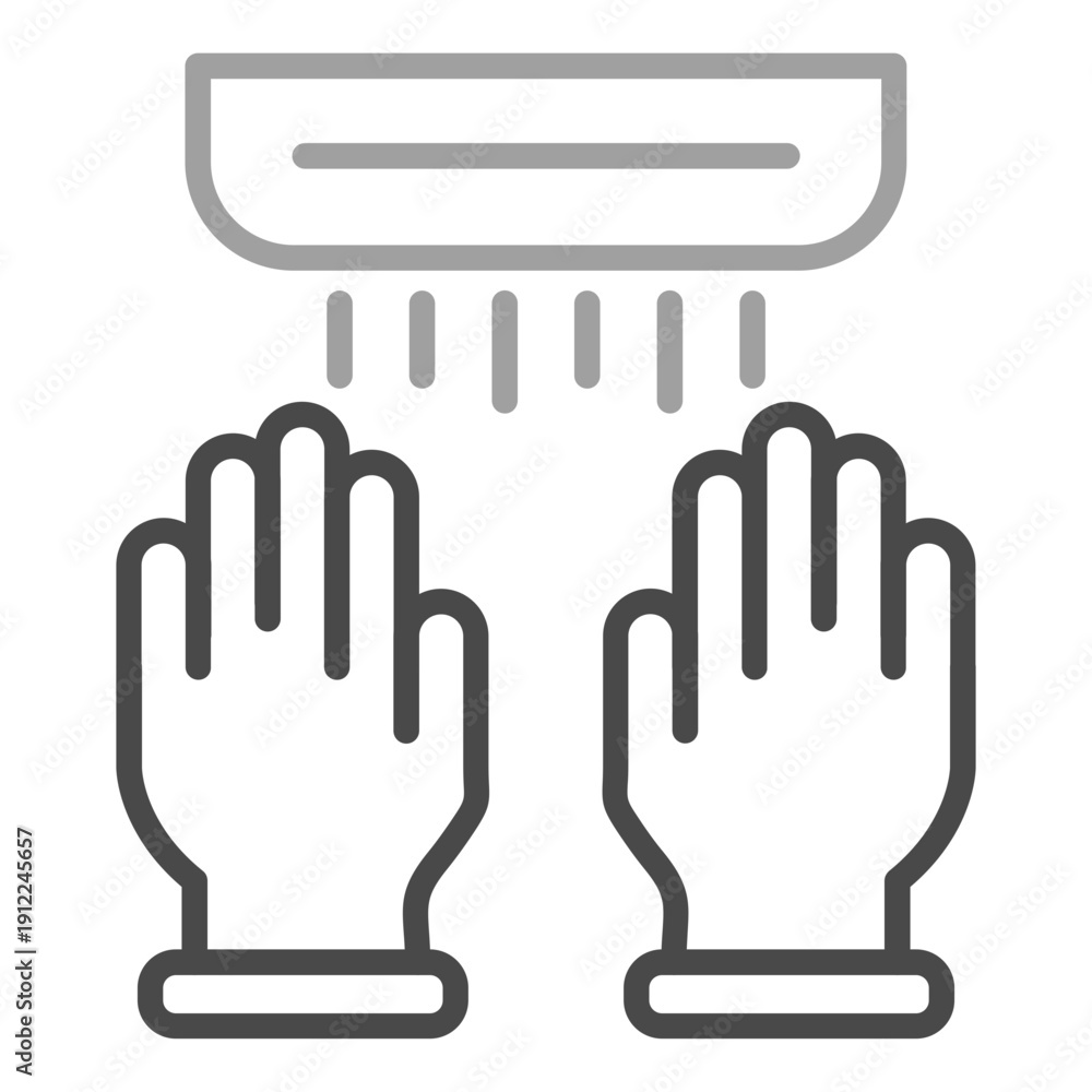 Obraz premium Hand Dryer Icon
