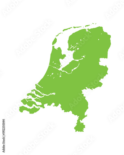 Wallpaper Mural Map of Netherlands, sign silhouette. World Map Globe. Vector Illustration isolated on transparent background. Europe continent. Torontodigital.ca