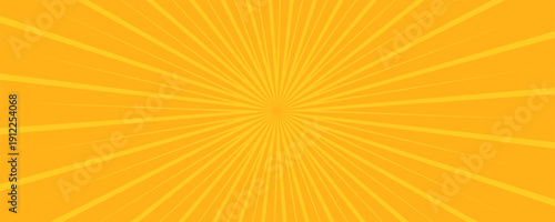 orange and yellow sunburst rays template background vector wallpaper for banners,website.