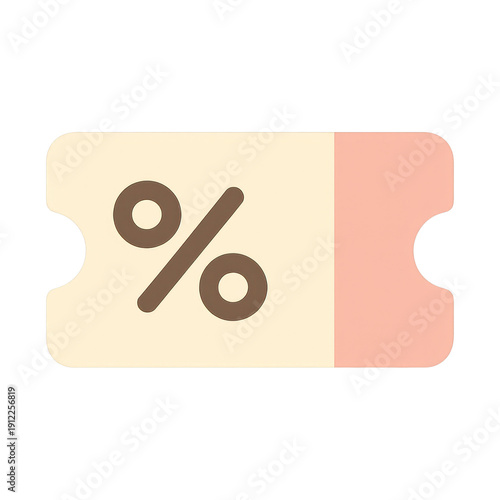 PNG Discount coupon illustration design.