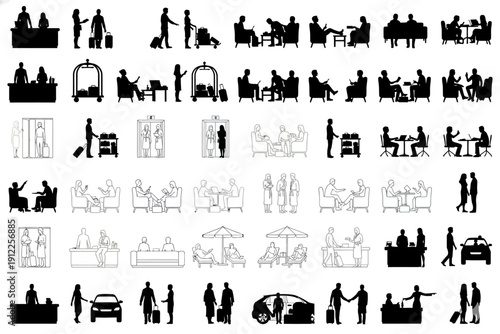 Professionals Engaging in Discussions at a Conference Venue