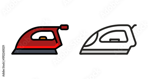 Ironing clothes flat iron appliance laundry garment care pressing tool household appliance home iron