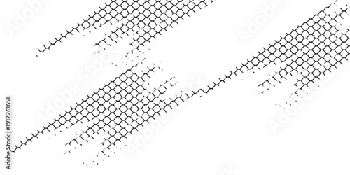 Mesh texture for fishing nets. Grunge pattern for sportswear or soccer goal, volleyball net, basketball hoop, hockey, athletics. Mesh background. Vector