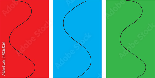 red and green abstract background