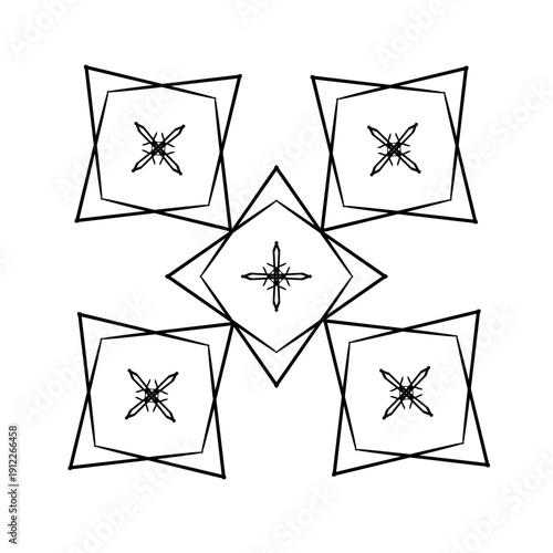 Crystallized Star Diamond Design