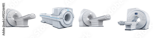 Quadro su tela Set and collection of advanced MRI magnetic resonance imaging and CT scan diagno