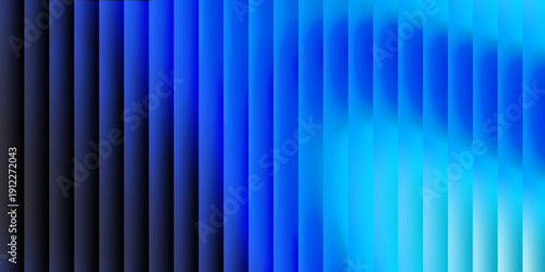 Abstract vertical fractal glass effect with blue gradient light, warm and bright color blend with grainy texture template perfect for creative backgrounds, banners, futuristic visuals, and stock use