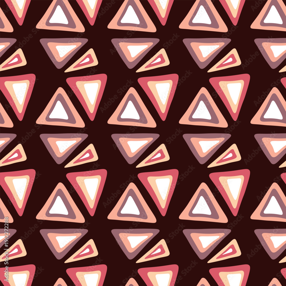 custom made wallpaper toronto digitalSeamless pattern with triangle decoranive art print. Polygonal rainbow mosaic background. Abstract vector illustration. Triangular graphic Simple pattern geometric design for fabric, wallpaper.