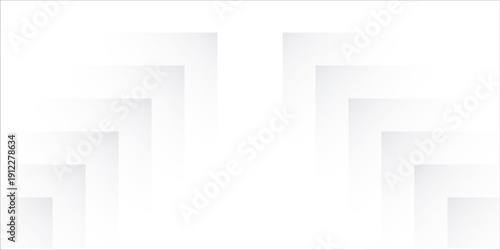 White silver soft geometric universal background for business presentation. Abstract elegant pattern. Frame borders. Minimalist empty lined blank BG. Modern digital minimal right left down up arrows.