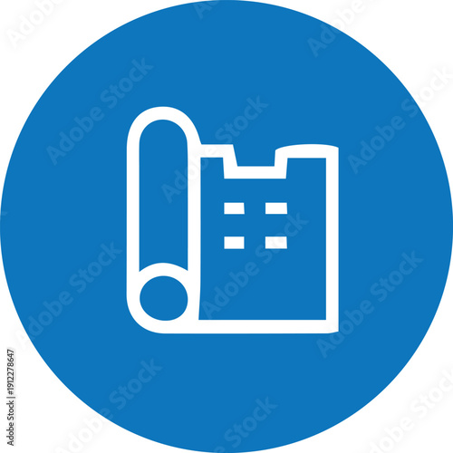 modern Blueprint vector icon