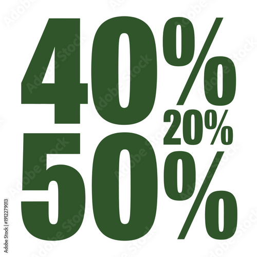 Large numbers and percentages indicate a business or financial concept.