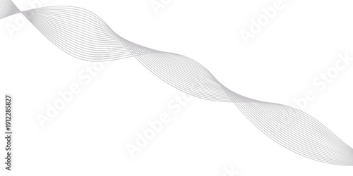 An artistic illustration of a white plastic spoon and a delicate feather features a light blue smoke wave design with elegant curves and a motion pattern on a white background