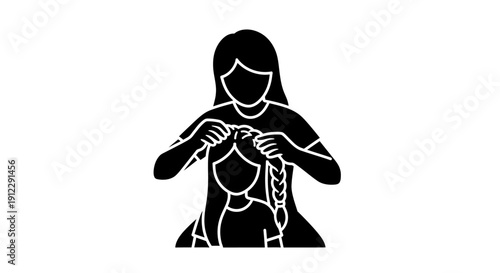 woman silhouette practicing yoga meditation.