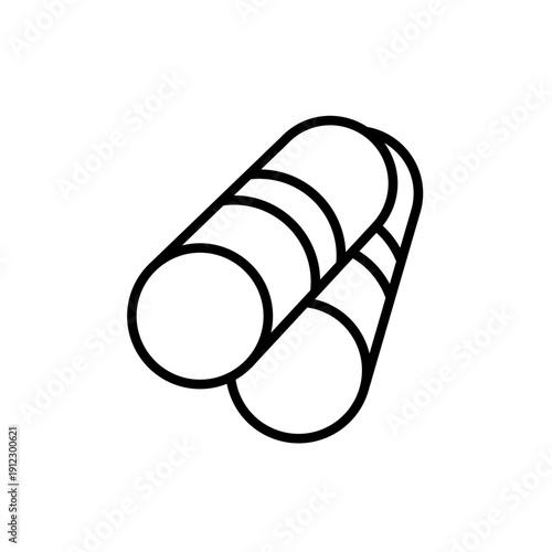 
iron bar icons minimalist flat style design, iron bar Vector illustration on white background