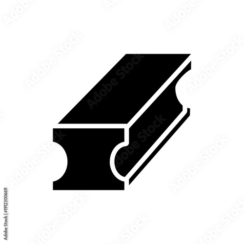 steel icons minimalist flat style design, steel Vector illustration on white background