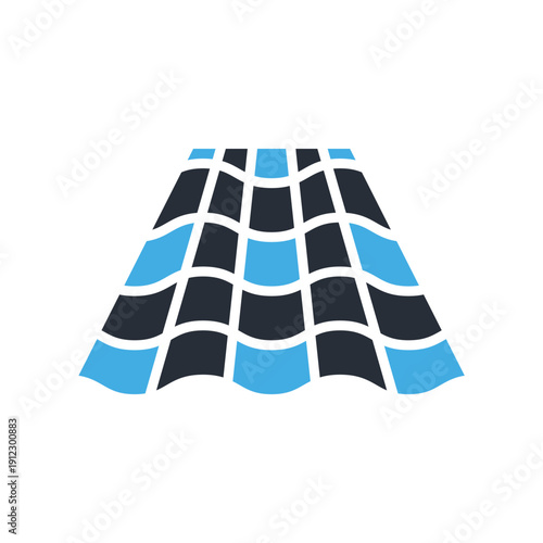 steel roof icons minimalist flat style design, steel roof Vector illustration on white background