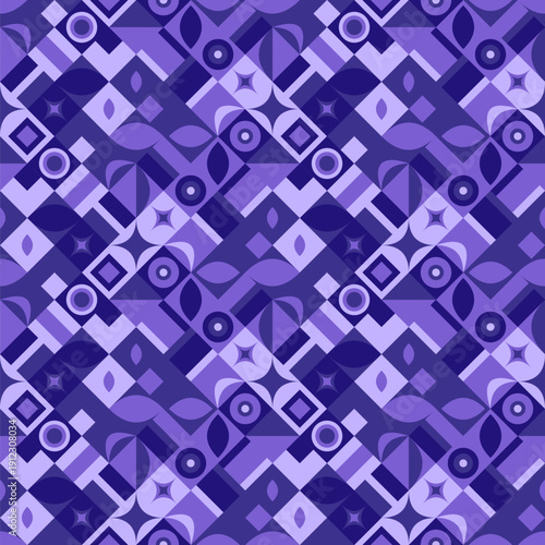 Abstract colored diagonal mosaic pattern background