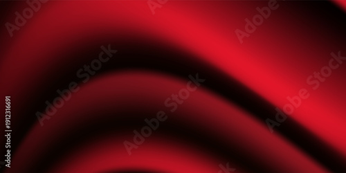 Red studio background. Abstract limbo podium studio room. Dark red gradient wall floor and spotlight scene. Showcase, promotion display. Vector stage mockup illustration