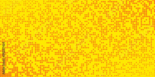 PrintYellow confetti seamless pattern. Golden glitter dot repeating background. Gold polka dot repeated wallpaper. Celebration Christmas, New Year or birthday party decoration.