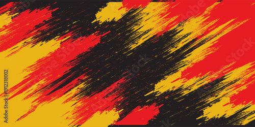 T-shirt sport jersey design template with abstract grunge line halftone pattern background. Sport uniform in front view. Tshirt mock up for sport club. Vector Illustration