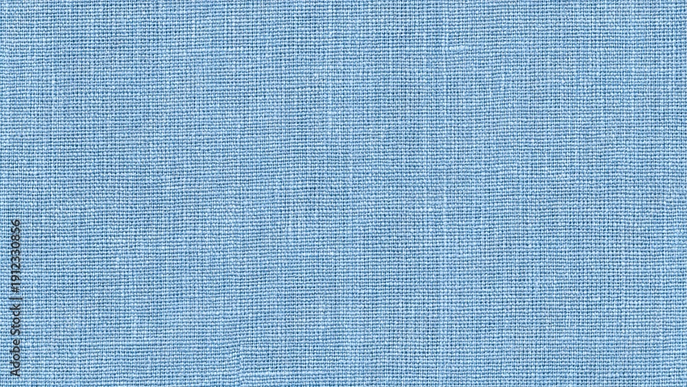 Fototapeta premium Light Blue Woven Fabric Texture Background