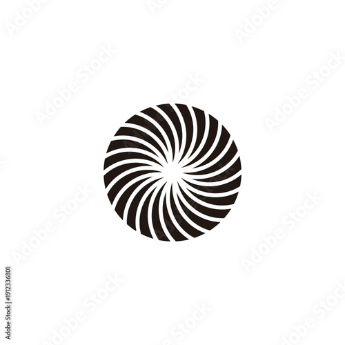 Wallpaper Mural Sun, fold geometric symbol simple logo vector Torontodigital.ca