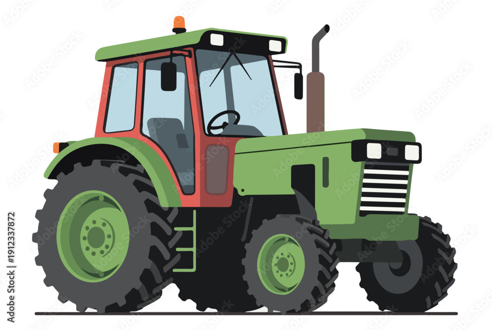 Obraz premium Classic Farm Tractor