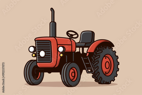 Agriculture Machine Illustration