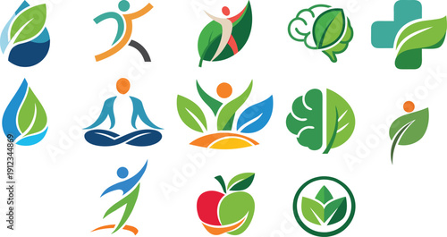 Healthy Lifestyle Logos