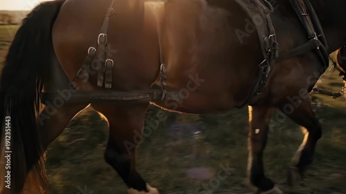 Horse Drawn Cart on Dirt Road.