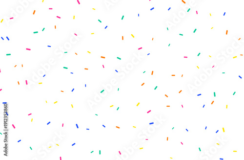 ビビッドカラーのスプリンクル散らし背景