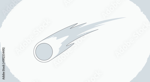 Sperm Cell Illustration Isolated on White Background.