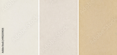 Craft Papers Texture Backgrounds Set Empty Blank Cardboard Texture Backdrop for Scrapbook, Traditional Brown and Beige Organic Material