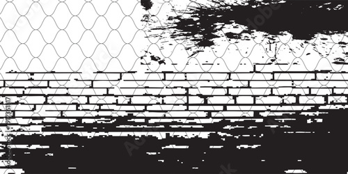 texture for fishing nets. Grunge pattern for sportswear or soccer goal, volleyball net, basketball hoop, hockey, athletics. Grunge background