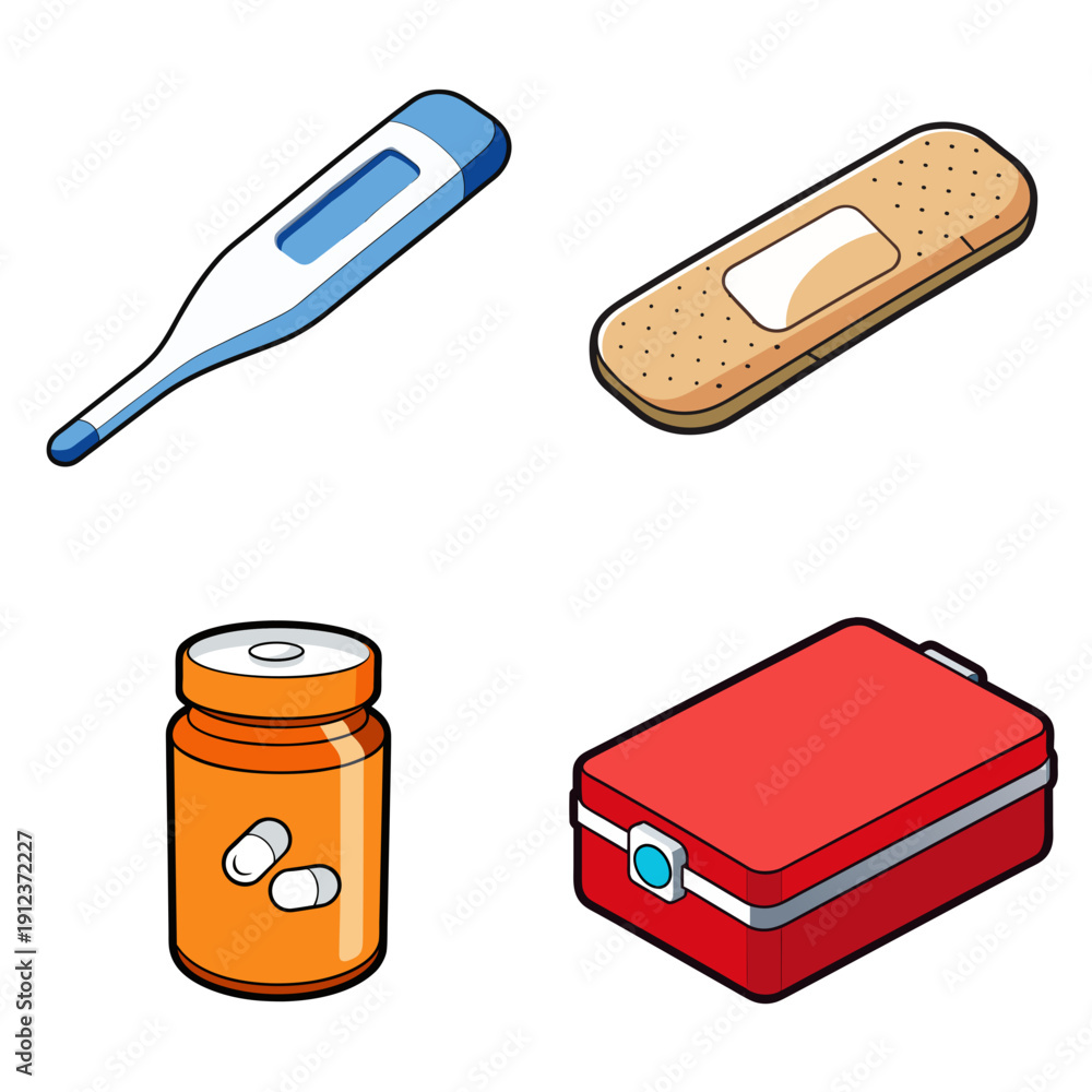 custom made wallpaper toronto digitalMedical Supplies Set for First Aid Kit