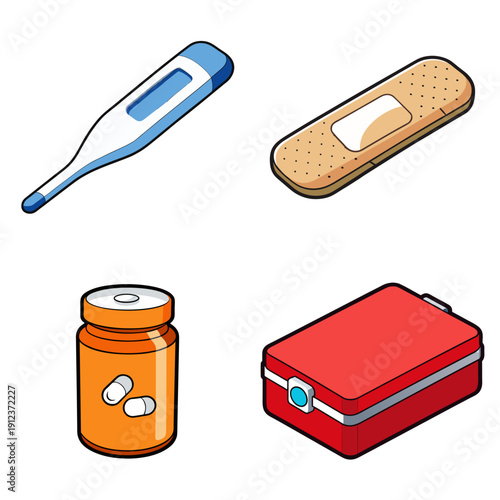 Medical Supplies Set for First Aid Kit