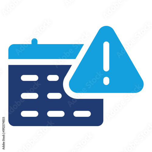Deadline Blue Color Icon