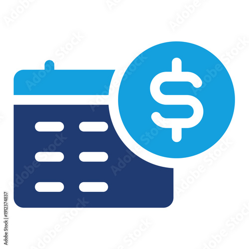 Payday Blue Color Icon